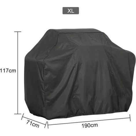 pair LANEY®Housse Barbecue BBQ Protection Etanche Anti Poussière Anti Pluie - 19071117 CM(XL) (1/4)