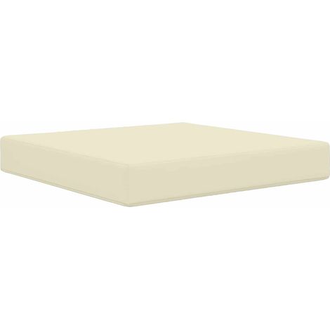 Maison Exclusive - Cuscino per divano da esterno Crema 60 x 60 x 8 cm Poliestere