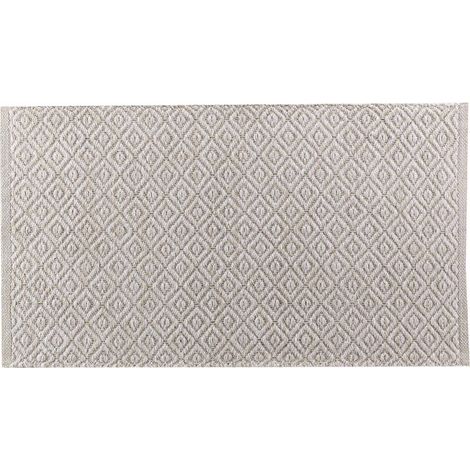 Baumwollteppich mit geprägtem Muster  MATTEO, 50 x 80 cm