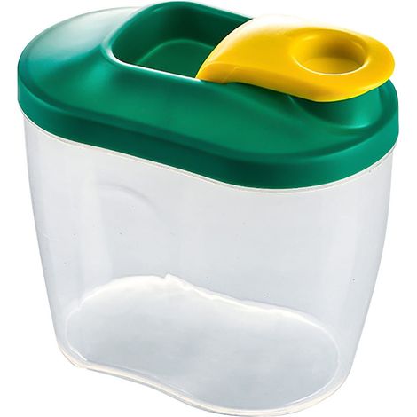 Boîte De Rangement Alimentaire - Couvercle Étanche Avec Bec Verseur - Pour Céréales Farine Pâtes Épices - 14,5 x 13 x 8,5 cm - 1 Pièce (1/5)