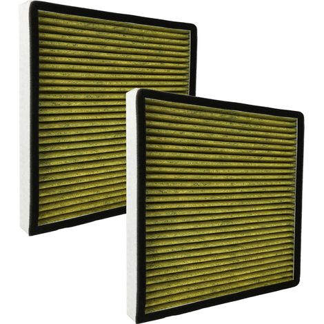 vhbw 2x 4-in-1 Filter Ersatz für Boneco 46917 für Luftreiniger - Mit Aktivkohle, Partikelfilterschicht und biofunktionaler Beschichtung