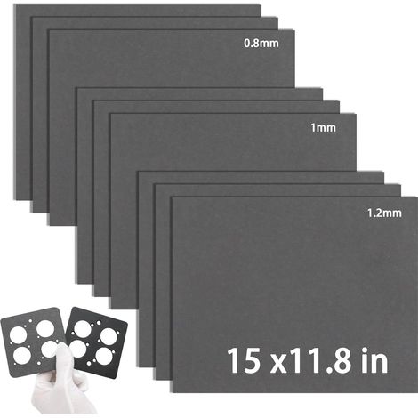 Lot de 9 Feuilles de Joints sans Amiante pour Bricolage - Pour Réservoirs de Carburant et Réparations (15x11.8 Pouces) (1/3)
