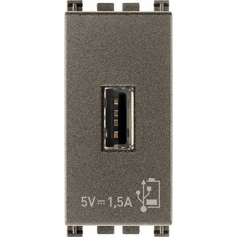 VIMAR - 19292.M USB-Netzteil 5V 1,5A 1M Metall