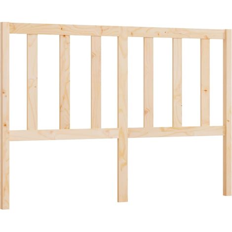 Testiera per dormire accessorio per camera da letto 126 x 4 x 100 cm in legno di pino massiccio TDL0206748