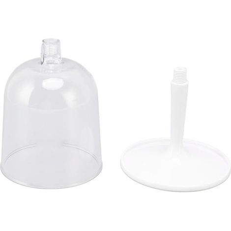 Verre à vin pliable portable incassable - Verres en plastique transparent détachables pour camping et voyage - Blanc (1/5)