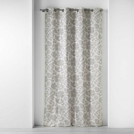Rideau à œillets 140 x 240 cm coton imprimé – Panachic (1/4)