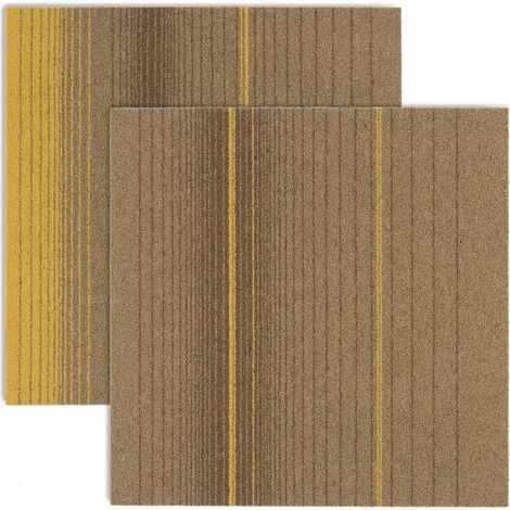 Teppichfliese Sheffield Gemischt Gelb 133f15 50 x 50 cm