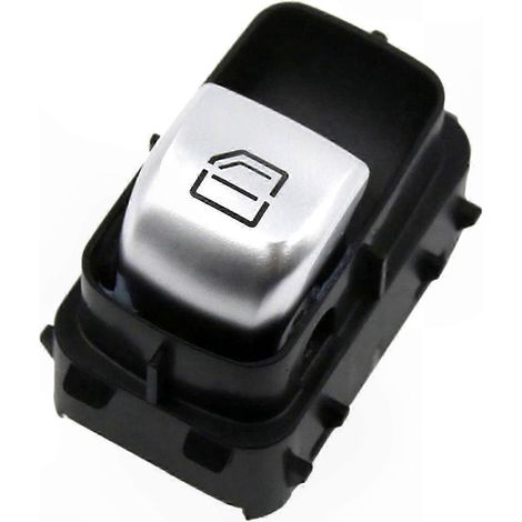 Interrupteur de lève-vitre noir pour porte passager, compatible avec les modèles Classe C W205, S205, X253 et C253 (1/4)