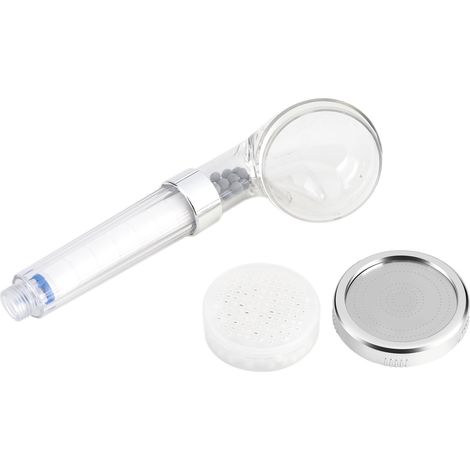 Tête de Douche Économique à Main avec Filtres et Ions Négatifs pour Salle de Bain (1/5)