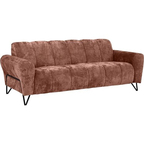 Sofá Avicava 101, Vega 08, 220x98x83cm, Tapiz, Patas: Metal (1/5)