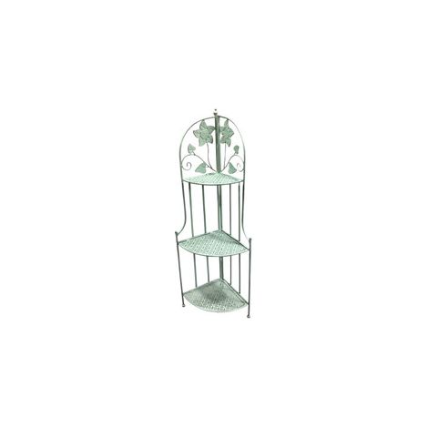 2 x C ANGOLIERA 3 RIPIANI 49X33X126CM VERDE SALVIA EPOQUE