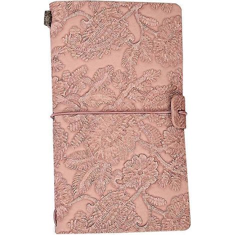 Cahier rétro pour étudiants, agenda, carnet de planification en relief-18.2X10.6X1CM-Pink