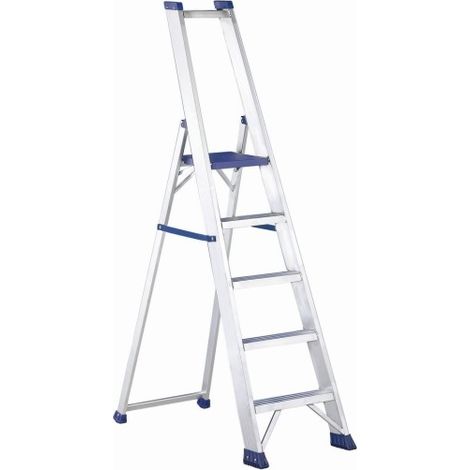 Escalera Ind Tijera 0,92Mt 4 Peldaños Anch Alu Regina Svelt (1/3)