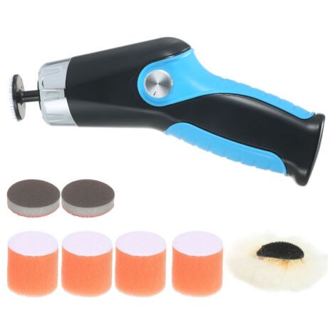 RHG Mini polisseuse 60 W avec câble de chargement USB 8 500 tr/min à vitesse variable pour voiture, nettoyage électrique, épilation à la cire, outil de réparation des rayures de surface automobile (1/5)