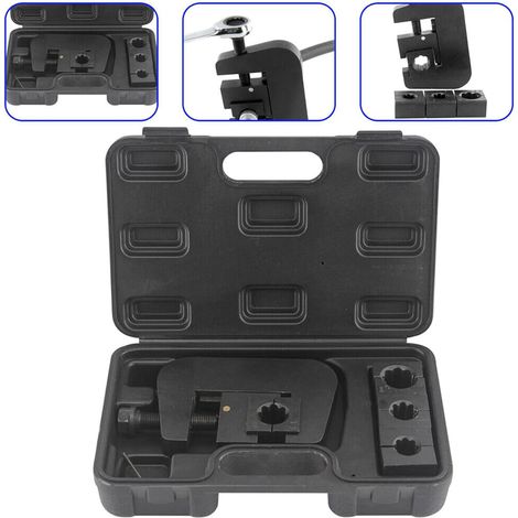 Hydraulik Presszange Crimper Schlauch Repariere Presswerkzeugen Tragbare Kraftstoffschlauch Line Air Kit Klimaanlage Reparatur Werkzeuge Matrizen Reparaturwerkzeug Autoklimaanlage Schlauchcrimper (1/5)