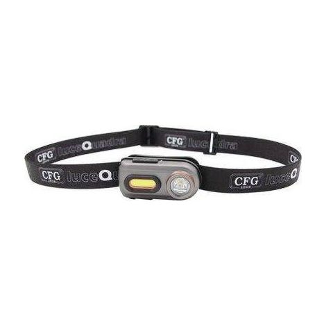 TORCIA FRONTALE TWIN LIGHT LED LUCE QUADRA