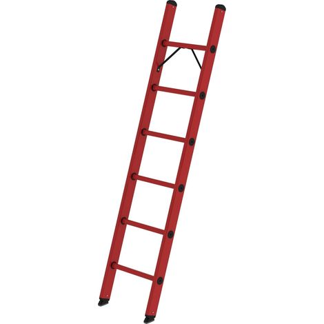 Günzburger Steigtechnik Sprossen-Anlegeleiter GFK ohne Traverse 6 Sprossen - 036006 (1/3)