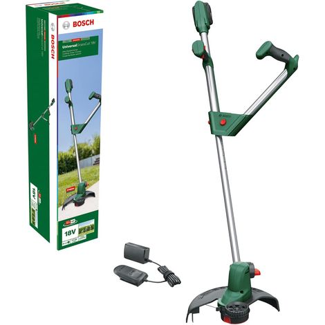 Bosch Akku Rasentrimmer UniversalGrassCut 18V-260 (1 Akku, 18 Volt System, Schnittkreisdurchmesser: 26 cm)