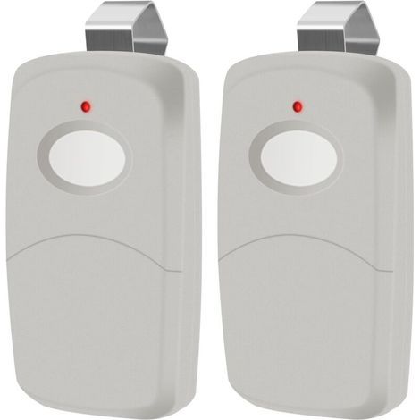 2 Remplacer 3089 Émetteur de télécommande de porte de porte de garage multi-code linéaire, 308911, MCS308911, 10 interrupteur de cadran 300 MHz, gris (1/3)