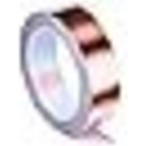 Nastro adesivo in rame da 40 mm x 20 m per schermatura EMI, riparazione di chitarre, circuiti elettronici e messa a terra.