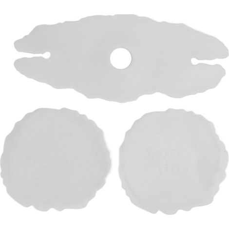 3Pcs Wine Rack Molds DIY Epoxy Resin Drop Glue Irregular Silicone Casting Trays Set (1/5)