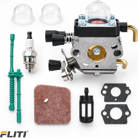 Kit Carburateur avec Joint Bougie Filtre à Air pour Débroussailleuse FS38 FS55 FS45 - Ensemble 9 en 1 Pièces Détachées (1/5)