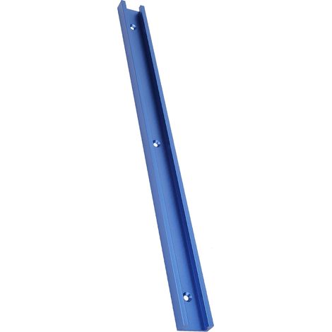 Gehrungslehre aus Aluminiumlegierung mit T-Nut-Profil für Oberfräsen, blau (1/5)