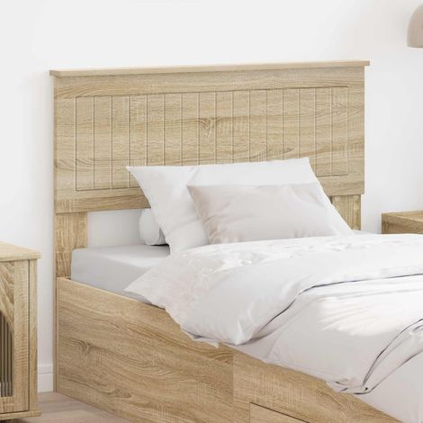 vidaXL Cabecero Roble Sonoma Madera de ingeniería (1/5)