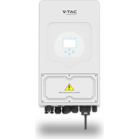 V-TAC Einphasen-Hybrid-Wechselrichter 6 kW WiFi und CT inklusive 10 Jahre Garantie IP65 (1/5)