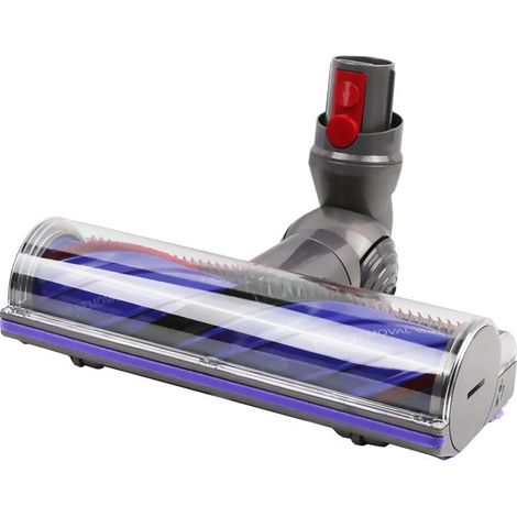 Spazzola a trasmissione diretta in morbido velluto per aspirapolvere Dyson V12 Slim / V10 Slim, anti-groviglio, con motore integrato. (1/4)