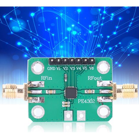 Module d'atténuation PE4302 RF CNC à commande numérique parallèle directe (1/5)