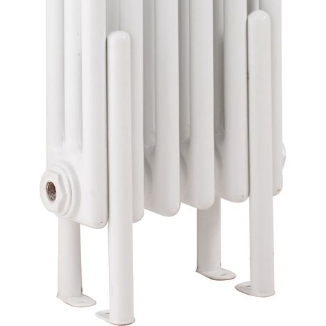 Floor Mounted Legs, High Gloss White