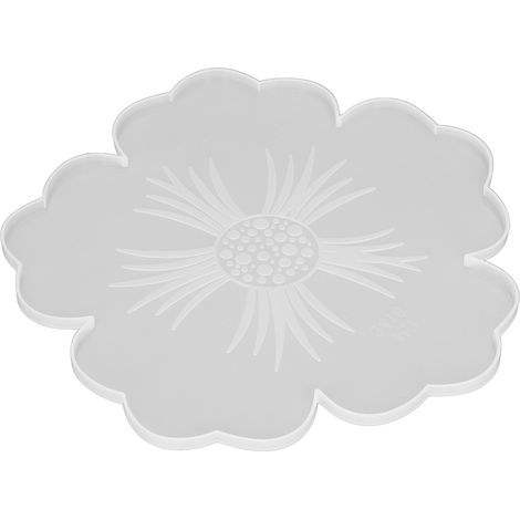 Moule en silicone réutilisable et élastique pour la décoration intérieure, idéal pour la création de dessous de verre fleuris avec de la colle cristal. Moule en silicone pour la décoration de la maiso (1/5)