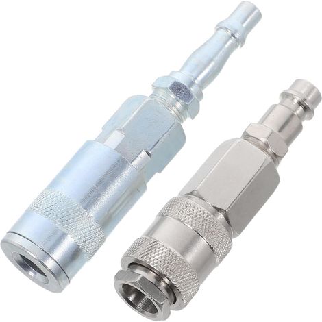 Raccord rapide 1/4 pouce pour tuyau d'air, acier robuste (1/5)