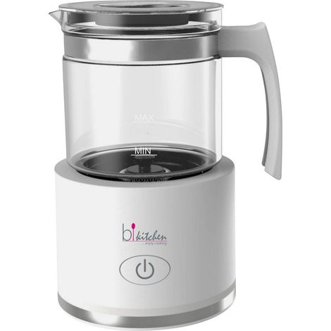 [GEBRAUCHT] B-Ware BiKitchen Milchaufschäumer 250ml 600W Weiß für cremigen Kaffee 454003 (1/2)