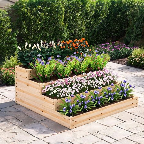 Porte-plantes 4 niveaux 113 x 113 x 46 cm (1/5)