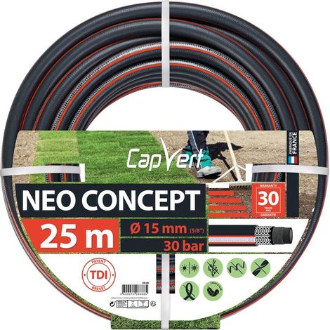 Tuyau D'arrosage Neo Concept 15mm X 25m 30 Bars - Capvert (1/3)