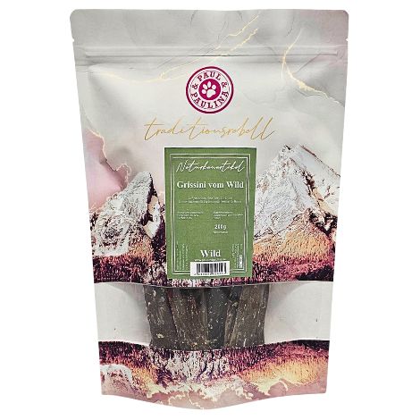 Grissini con selvaggina 250 g snack facilmente digeribile per cani solo il 3,9% di grassi Paul & Paulina (1/3)