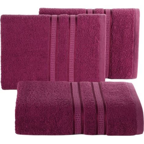 EUROFIRANY ANTIBAKTERIELLES BAMBUSHANDTUCH MILA 50X90CM MAGENTA (1/4)