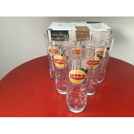 Lot de 6 verres Ice Tea - Neufs