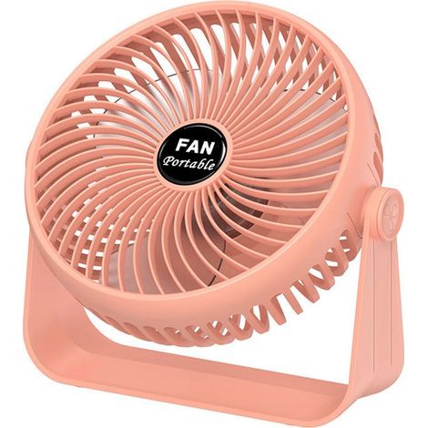 USB-Tischventilator – 15,2 cm – 3 Geschwindigkeitsstufen – 360°-Drehung – Leiser Betrieb – Für Homeoffice und Arbeitszimmer – 1 Stück (1/5)
