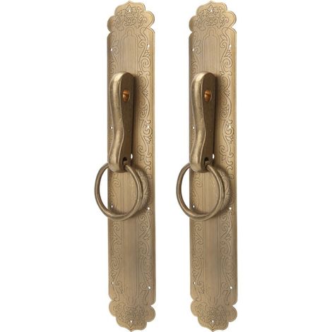 Anello per porta in stile cinese, maniglia in ottone, maniglia per porta antica, ferramenta per mobili..DEBUNS (1/5)