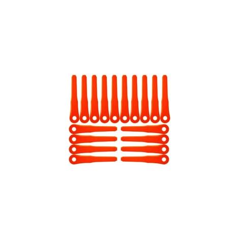 18 lames de rechange en plastique 4002 007 1000 pour Stihl Polycut 6-2 6-3 7-3 28-2 48-2 40020071000