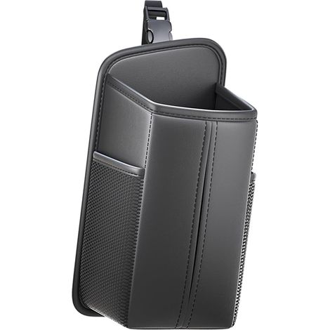Pochettes de rangement de voiture au design moderne avec support de boîte à mouchoirs, organisateurs multifonctionnels pour appui-tête (1/4)