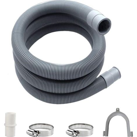 Tuyau d'évacuation, kit d'extension pour machine à laver, tuyau d'évacuation universel pour machine à laver, tuyau d'évacuation d'eau, tuyau pour machine à laver (1/5)