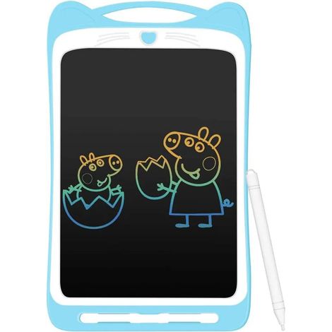 Tableta de escritura LCD azul a color, bloc de dibujo electrónico multicolor, pizarra gráfica portátil para escribir a mano para niños (8,5 pulgadas)