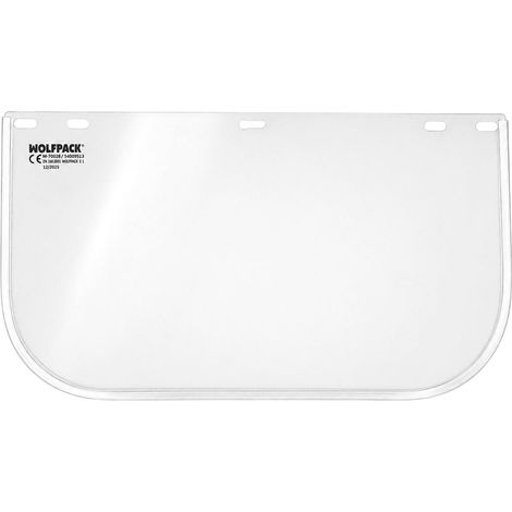 WOLFPACK LINEA PROFESIONAL protector facial policarbonato transparente. recambio (1/5)