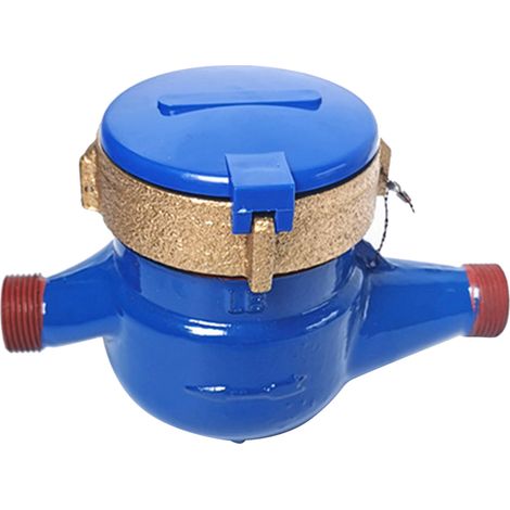 Compteur d'eau de robinet à rotor DN15, sortie d'eau froide sèche, pour boîtier en fer domestique (1/5)