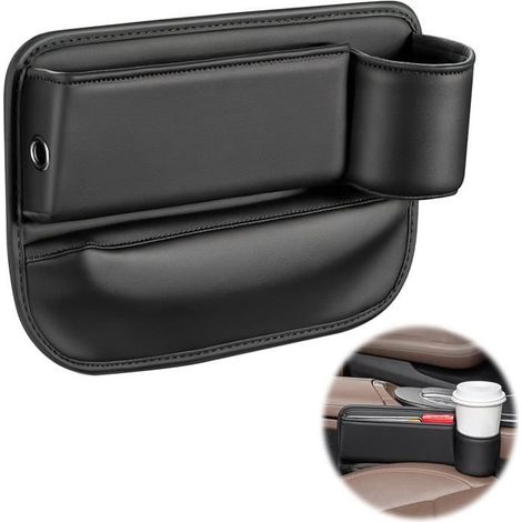 Boîte de Rangement pour Siège,Protection Siege Voiture,Rangement pour L'écart de Siège de Voiture,Auto Seat Gap Organisateur (1/4)