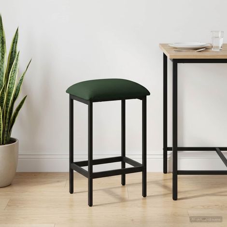 vidaXL Tabouret de bar Vert foncé 40 x 32 x 64 cm Bois d'ingénierie (1/5)